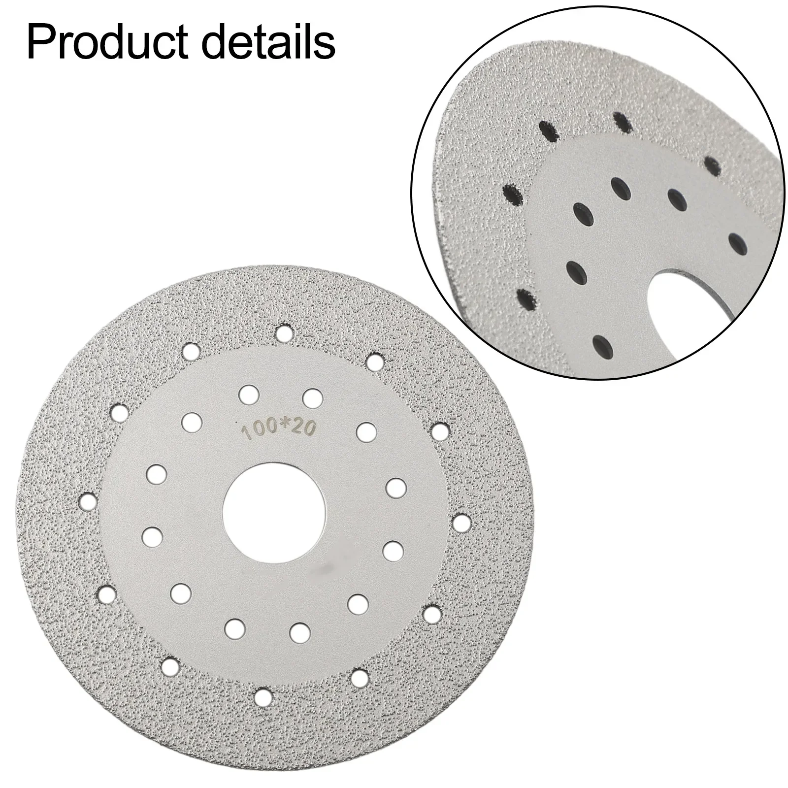 1pc 4" 100mm Rock Slab Cutting Disc Porcelain Ceramic Tile Marble Thin Cutting Saw Blade For Marble Machine Angle Grinder