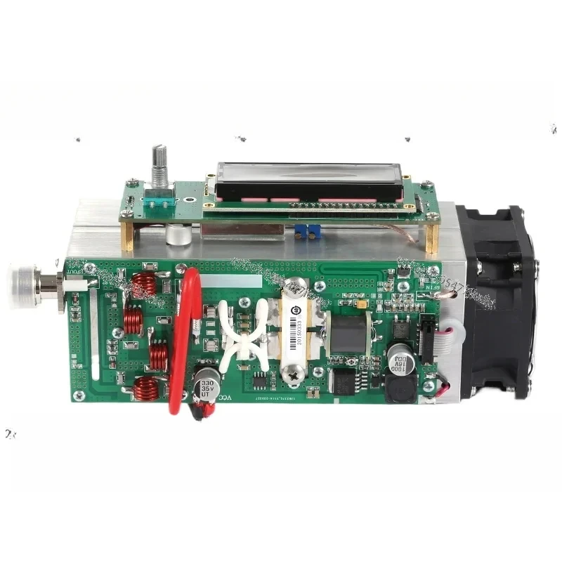 120W Dapat Disesuaikan 87.5-108MHz Pemancar FM Stasiun Radio Ham MP3 Presisi Tinggi Desain Perlindungan Penuh Mendukung Kartu SD