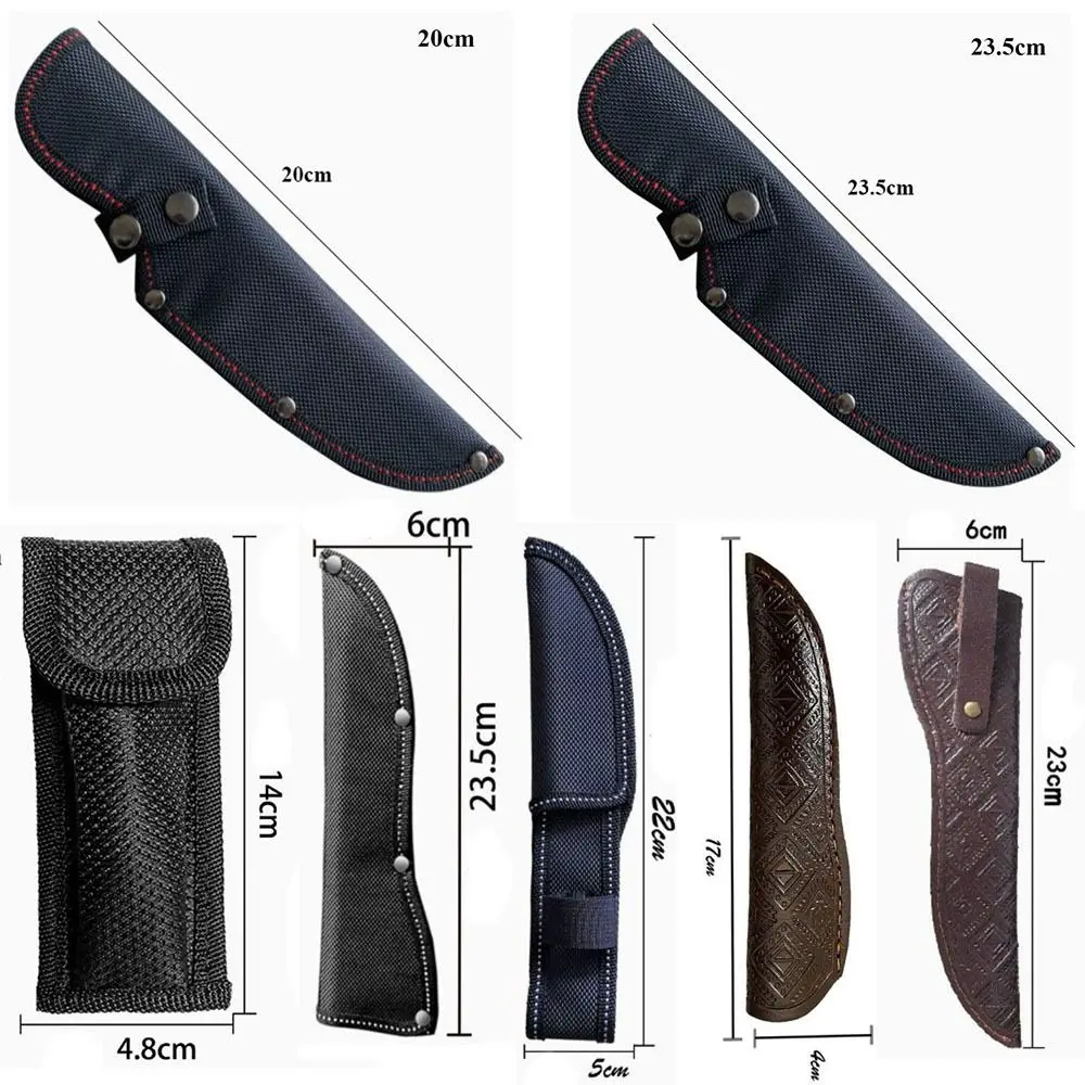 Funda de cuero para cuchillo de cinturón con hebilla - imagen 3