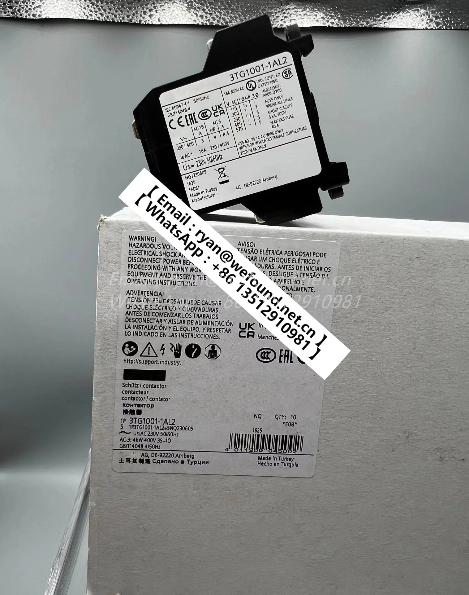 3TG1001-1AL2 for SIEMENS power relay