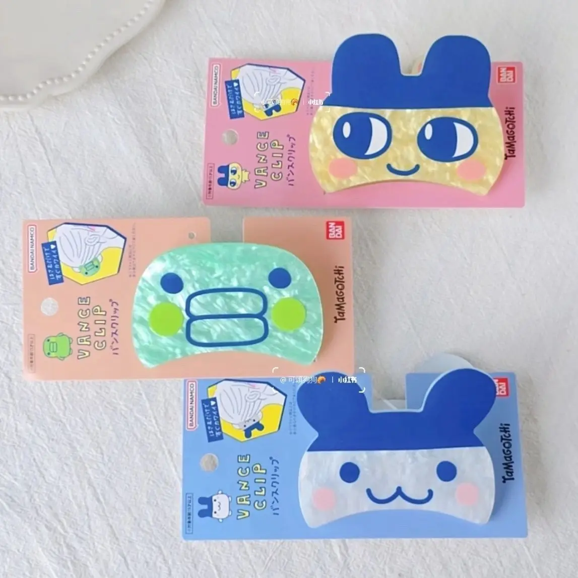 

Tamagotchi cartoon cute hair clip, Japanese soft and cute girl style simple versatile daily hairpin sweet and youthful hair clip