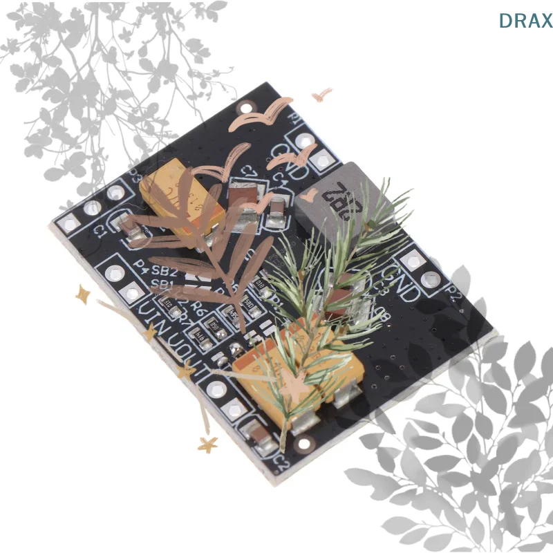 TPS63020 Automatic Step Up/Down Module, 2.5V-5V Lithium Battery Power Low Ripple