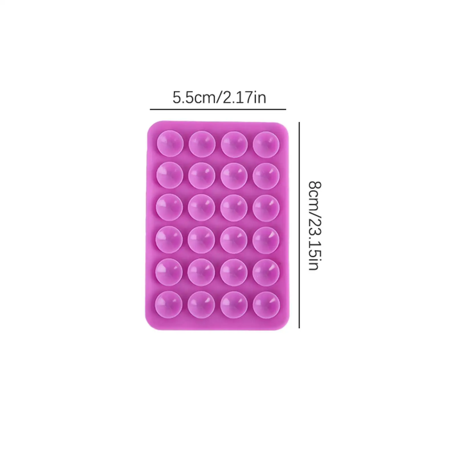 Ventosa in Silicone a doppio lato per dispositivo per telefono cellulare ventosa con supporto in gomma siliconica adesiva per fissaggio