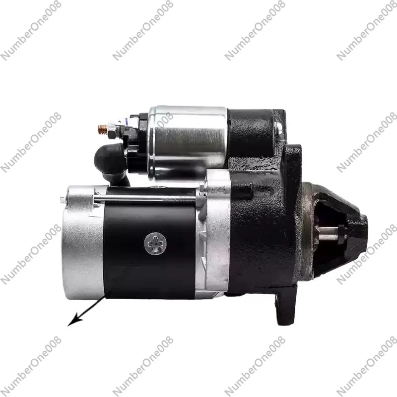 HW16-1 8T 12V 1.6KW Engine Starter Motor, 8-Tooth Gear Starter for Automotive Engine
