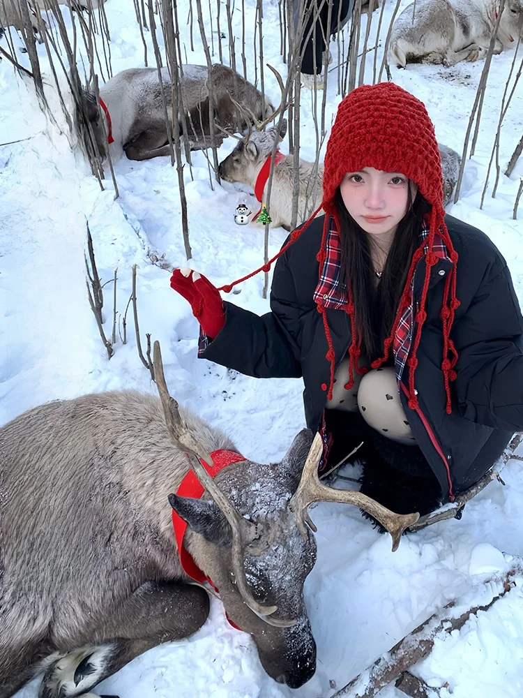 

Женское зимнее пальто Du down Jaet Soft Glutinous Rice Bread Design Sensation Color Colion Thiened Long Sve на молнии