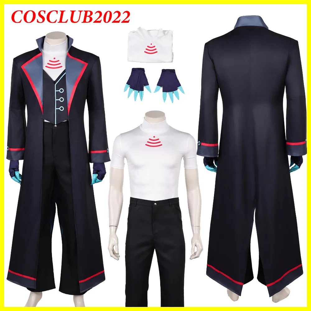 

Костюм для косплея в стиле аниме Vox, униформа, куртка, брюки, пальто, наряды, маскировка, карнавальный костюм на Хэллоуин для взрослых, мужская одежда