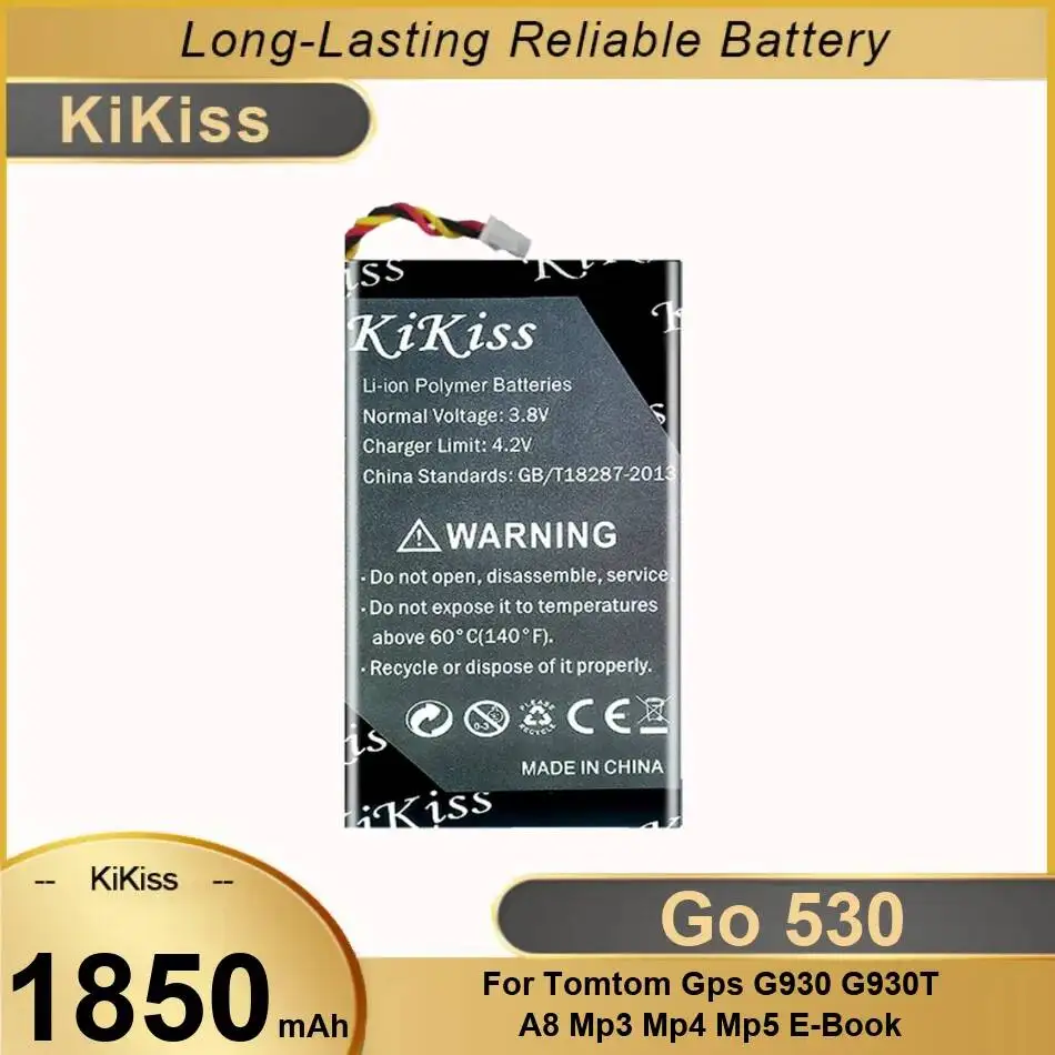 

For Tomtom Gps G930 G930T A8 GO 530 Live 630 630T 720 730 730T Gps Battery 1850mAh Safe