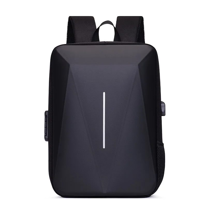 

USB-рюкзак для компьютера с твердым корпусом, мужской модный школьный рюкзак для старшеклассников, студентов колледжа, деловой рюкзак большой вместимости