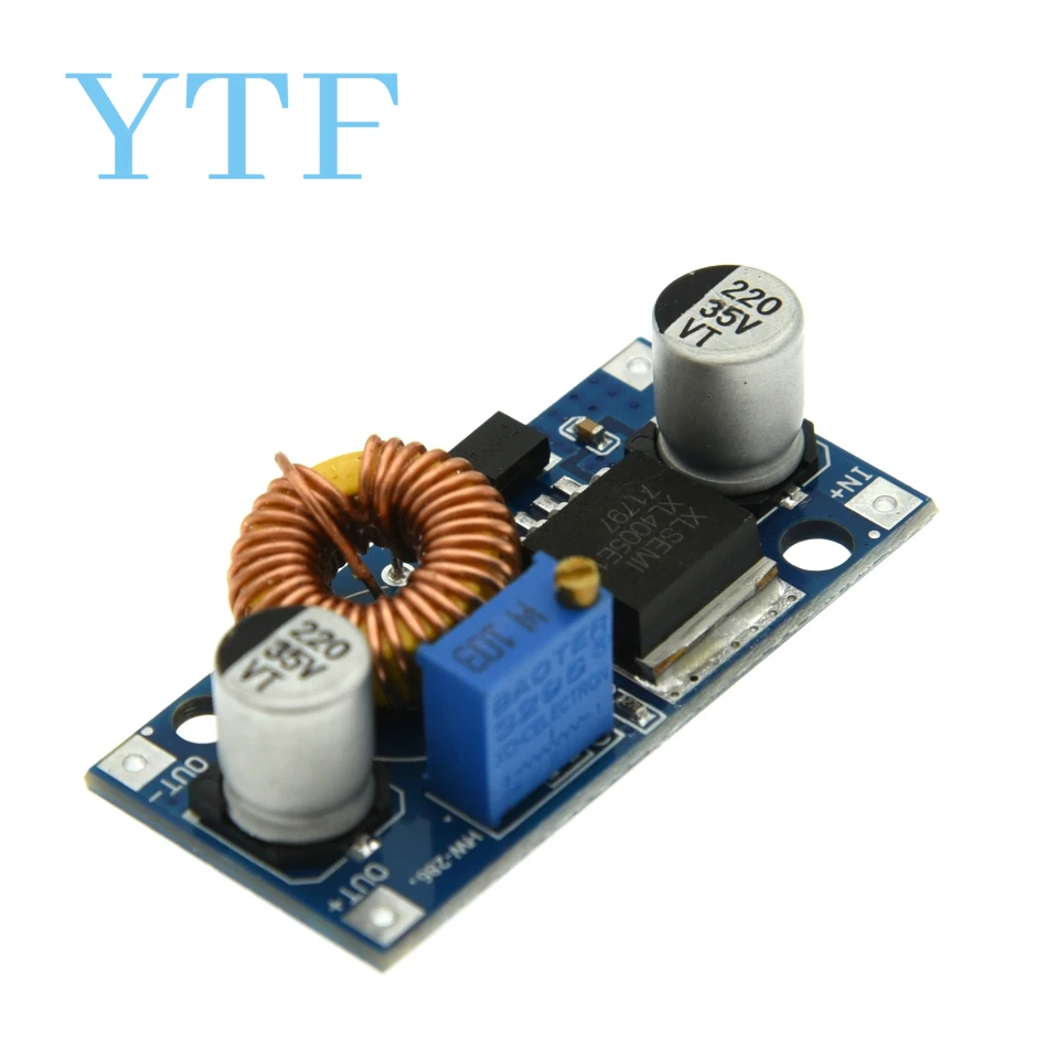 XL4005 Beyond LM2596 DC-DC Adjustable Step-down Power Supply Module 5A High Current,High Power