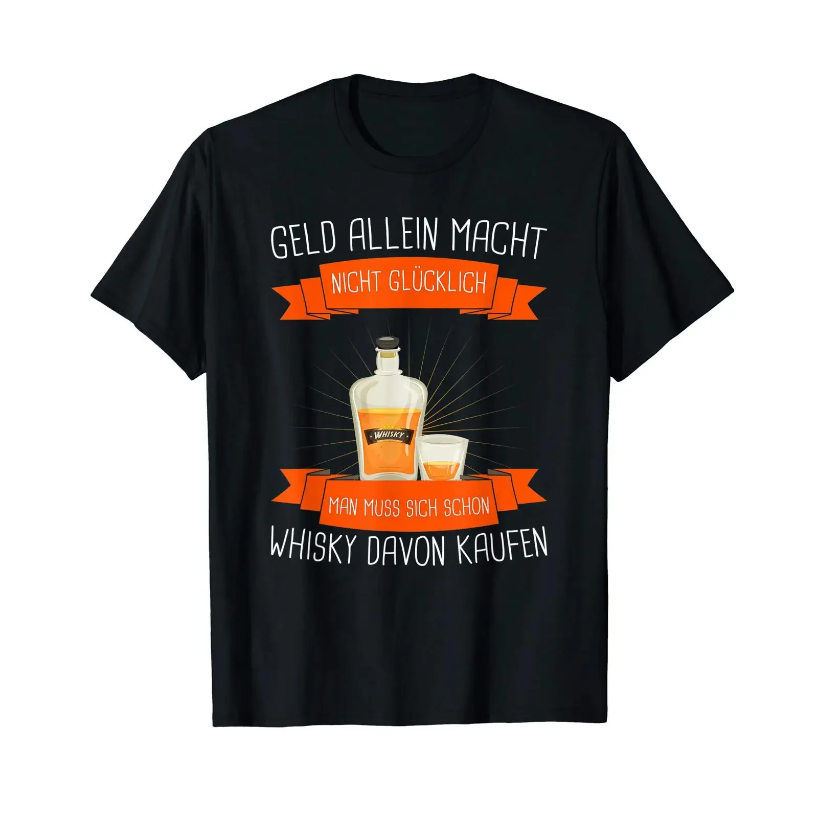 Money alone doesn't make you happy also need a whisky T shirt vintage Washed homme Stylish Unisex Soft designer clothes