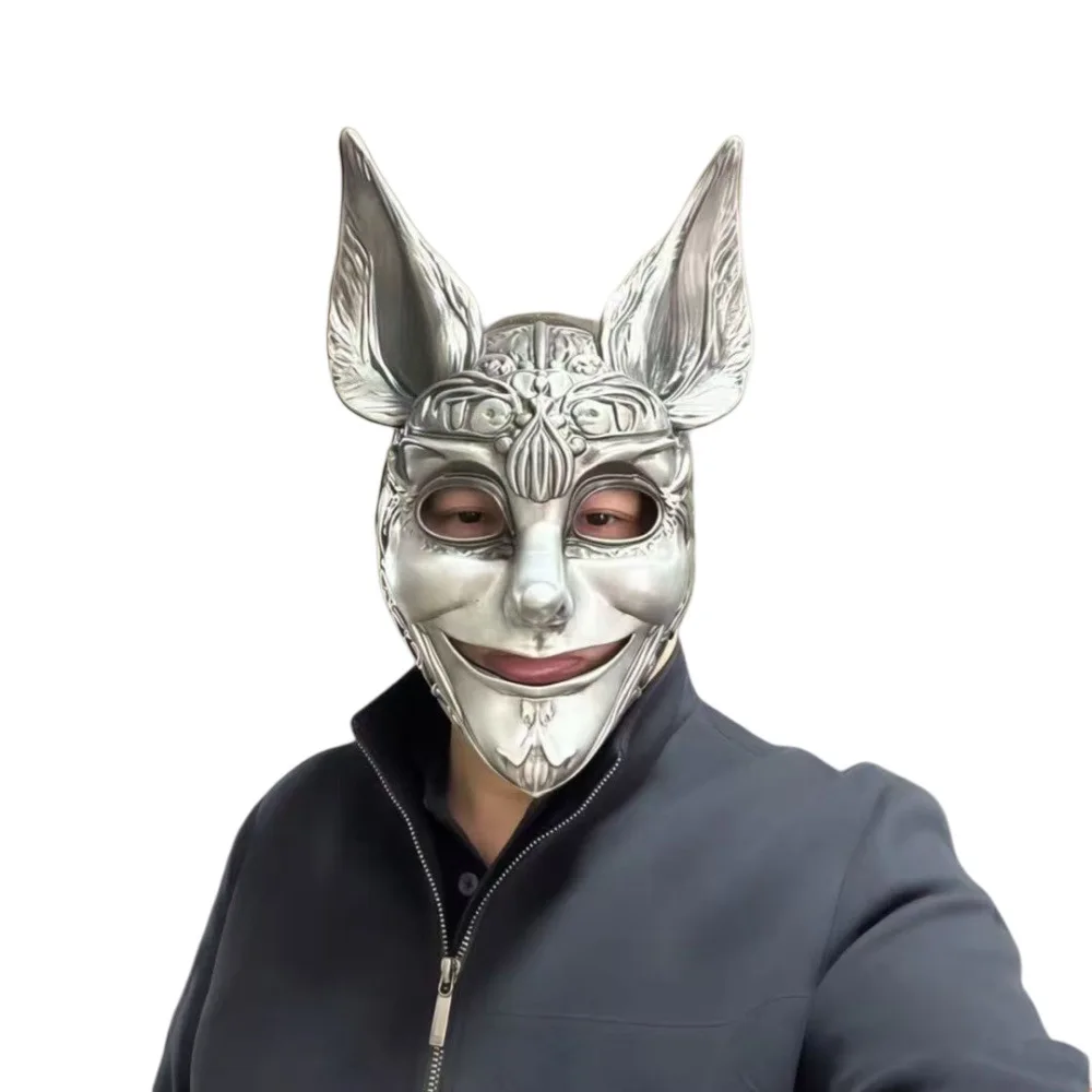 

Venetian Wizard Mask Halloween Performance Character Dressing Handmade Resin Craft Face Mask Decoration