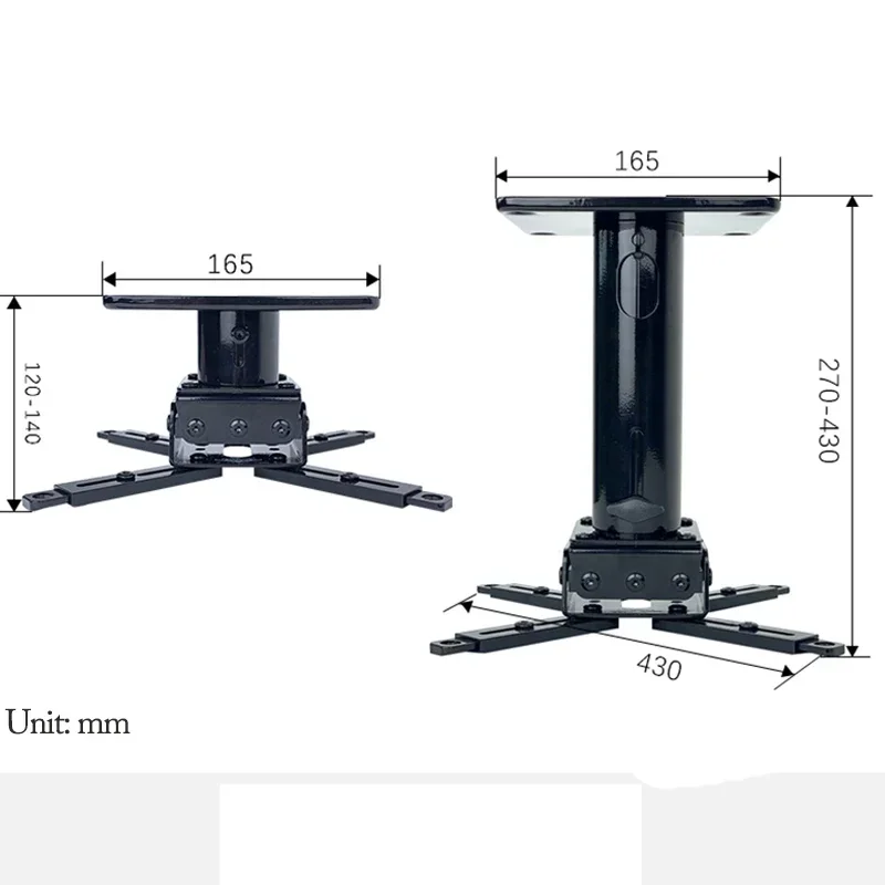 150A/350A Laser Projector Ceiling Frame, Telescopic Instrument and Equipment Mounting Frame Ultra Short Throw Projector Bracket