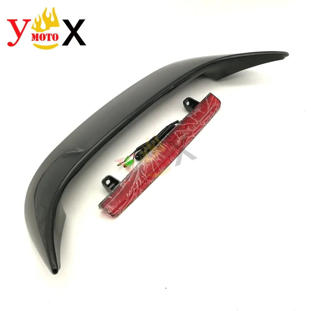For Honda Goldwing 1800 GL1800 2001-2012 Motorcycle Rear Tail Light Brake Lamp Stop Indicator Trunk Spoiler with LED Red Lens