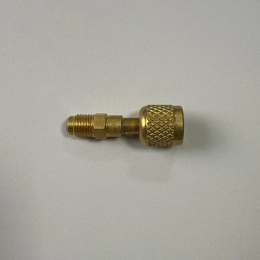 Compatible With R454B Valve Core 1 4-inch Female To 1 4-inch Male 1 4 for sae LH Adapter Brass Adapter Construction
