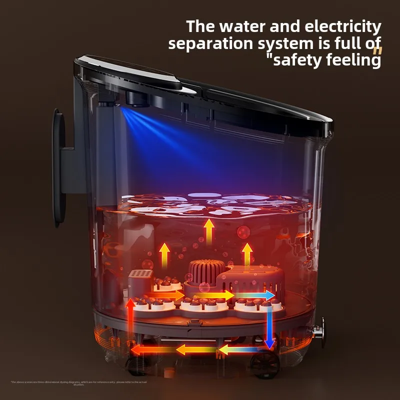 Electric massage and heating foot bath basin for foot bath basin for household fully automatic constant temperature foot bath