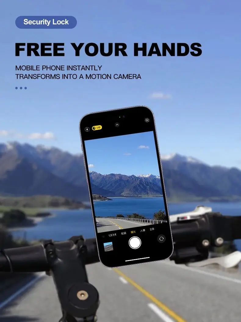 AliExpress Anti-slip Motorcycle Bicycle Handlebar  Bracket Mount Universal Phone Holder For Riding Navigation