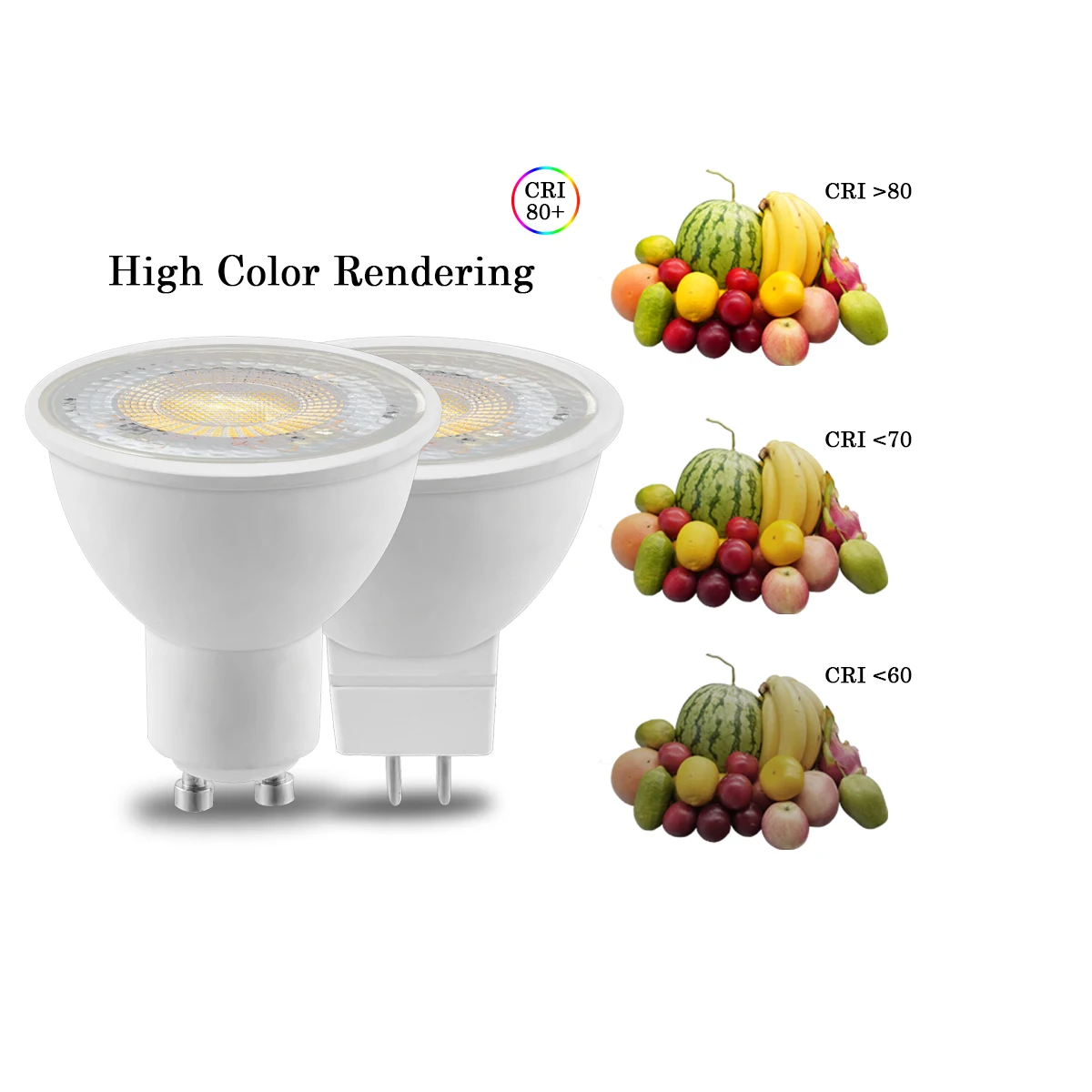 Ponto foco gu10 gu5.3 spotlight branco quente luz do dia branco frio ac220v conduziu a lâmpada de luz para decoração casa substituir lâmpada halógena