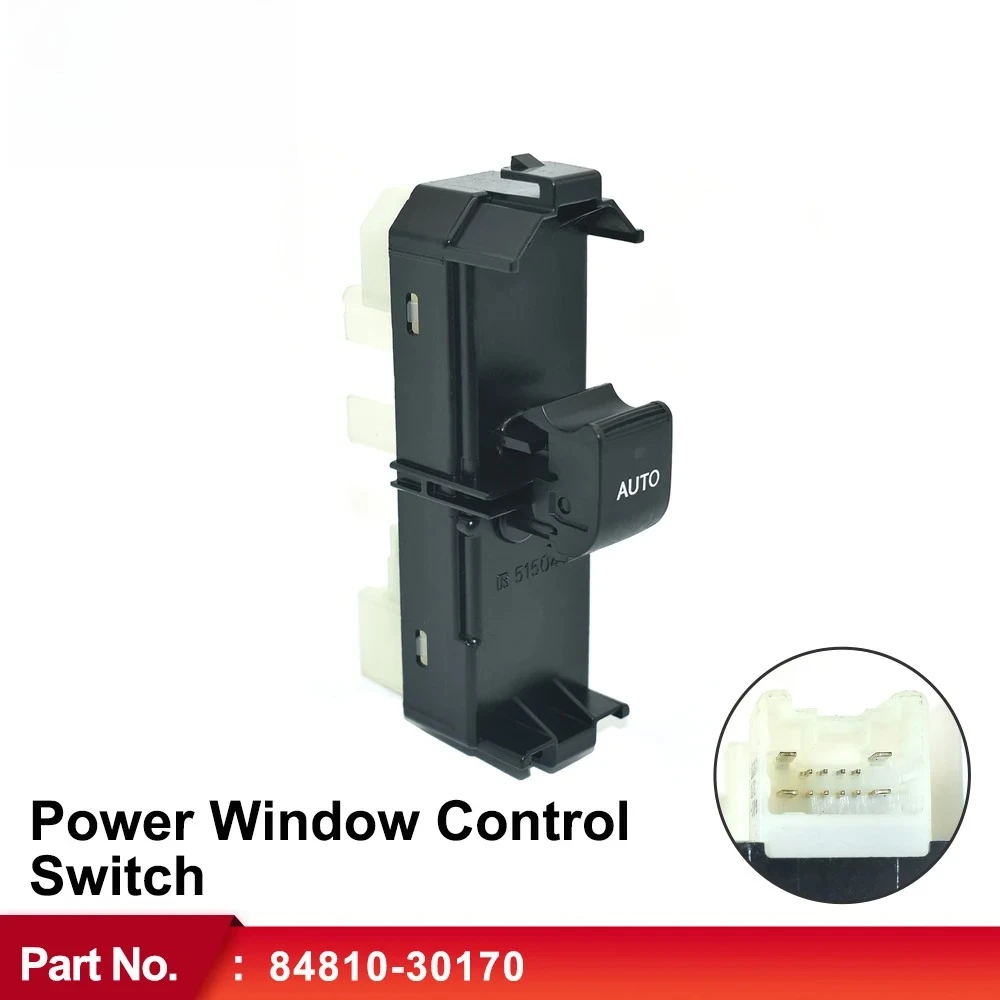 

Power Window Control Switch 84810-30170 Electric Passenger Side Window Lifter Button for Car Replacement Accessories