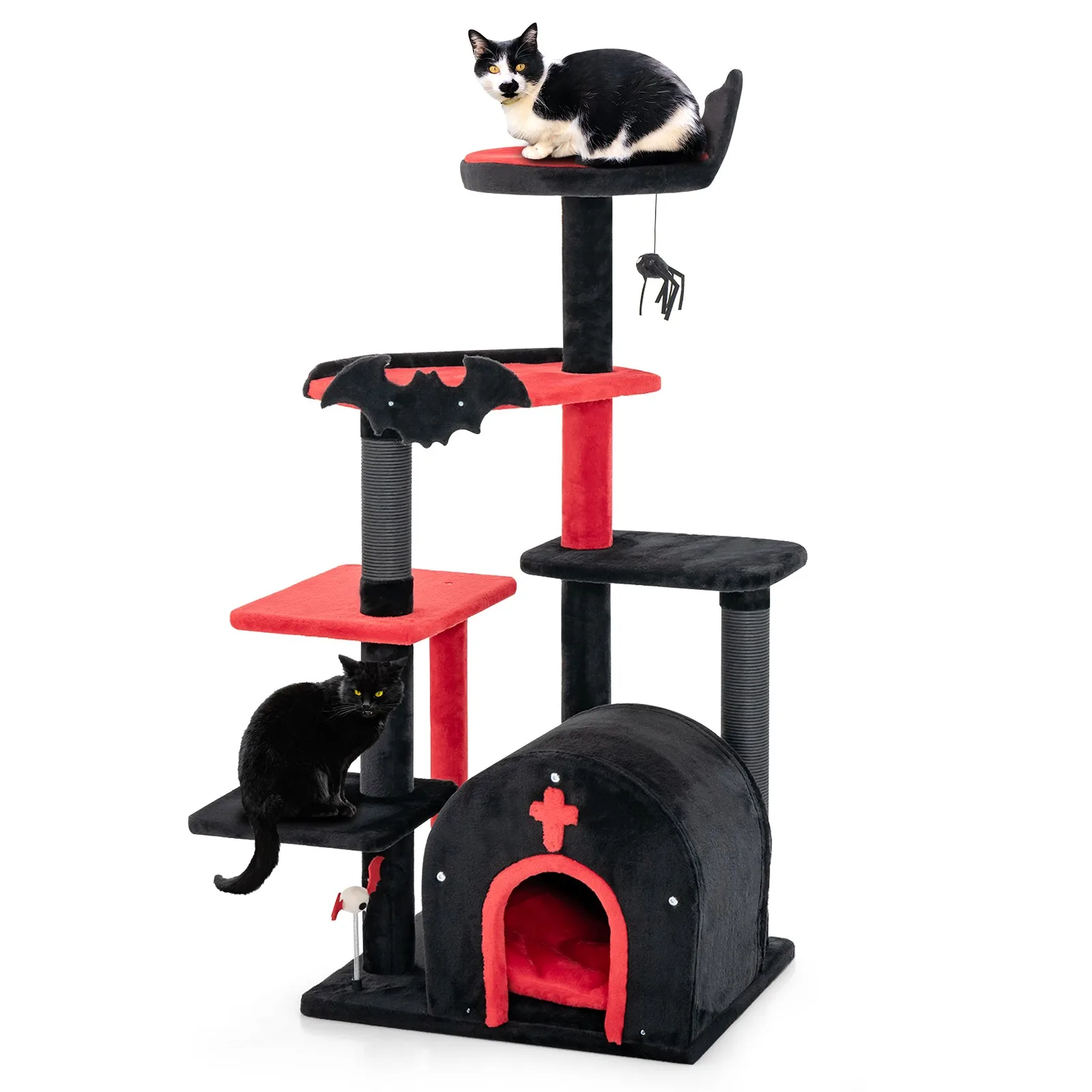 6-Tier Gothic Cat T…