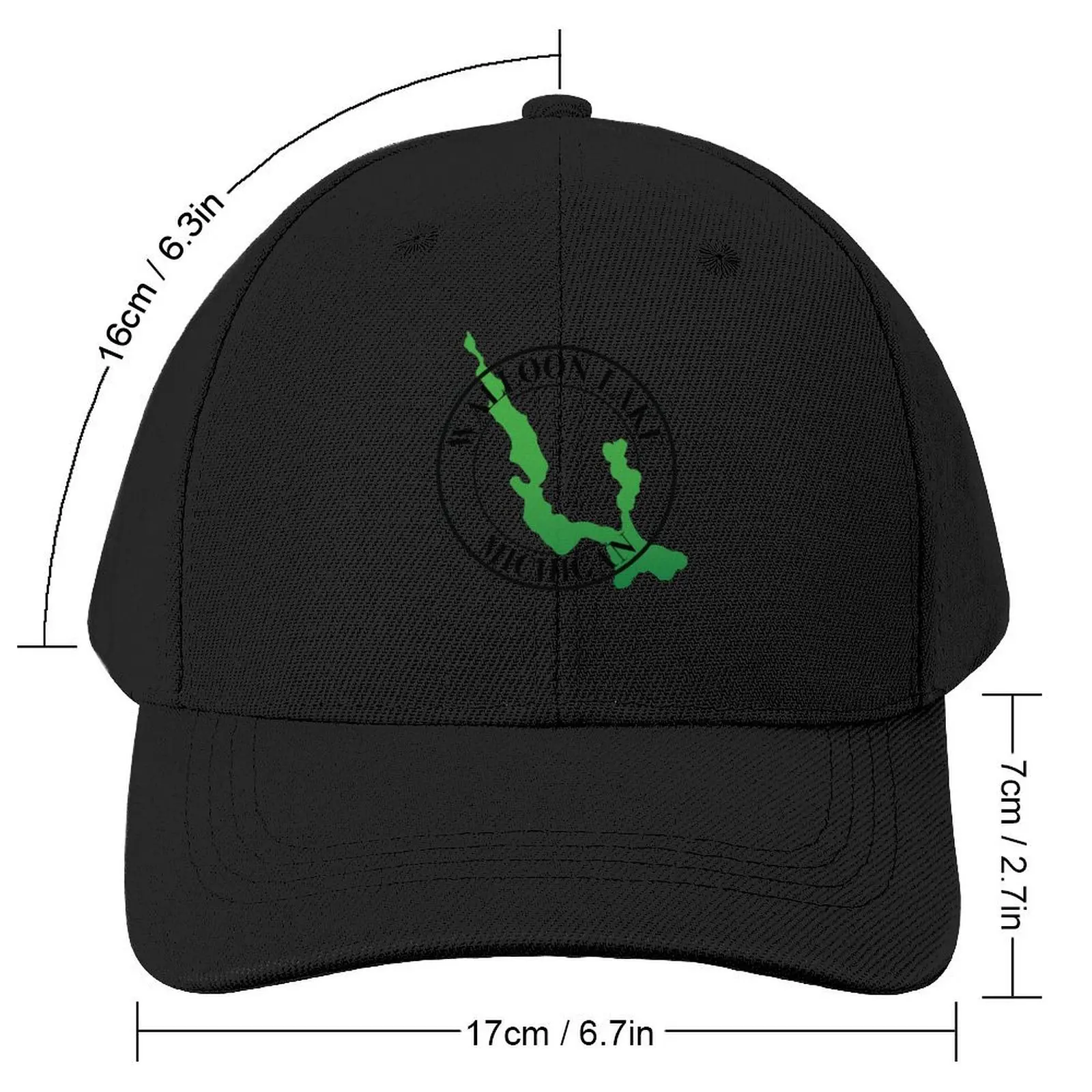 Walloon Lake Michigan Baseball Cap Cosplay Rugby Horse Hat Hood Luxury Woman Men's