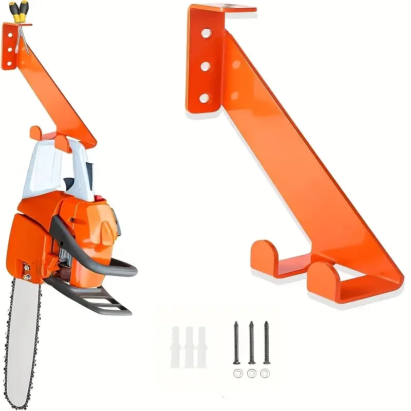 

Heavy Duty Chainsaw Holder Wall Mounted Chainsaw Storage Holder for Stihl Series Garage Chainsaw Finishing Tools