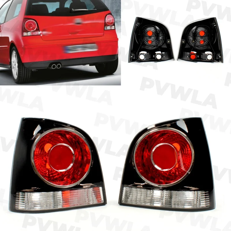 

For VW POLO 9N 9N3 GTI Hatchback 2005 2006 2007 2008 2009 2010 Car-styling Rear Left Right Tail Light Lamp Housing NO Bulbs