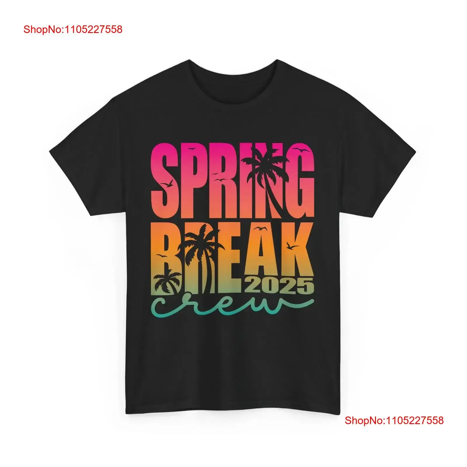 Spring Inspired T Shirt Happy Vibes Fresh Blooms Break Crew 2025 vintage Washed streetwear Comfortable homme Unisex Breathable