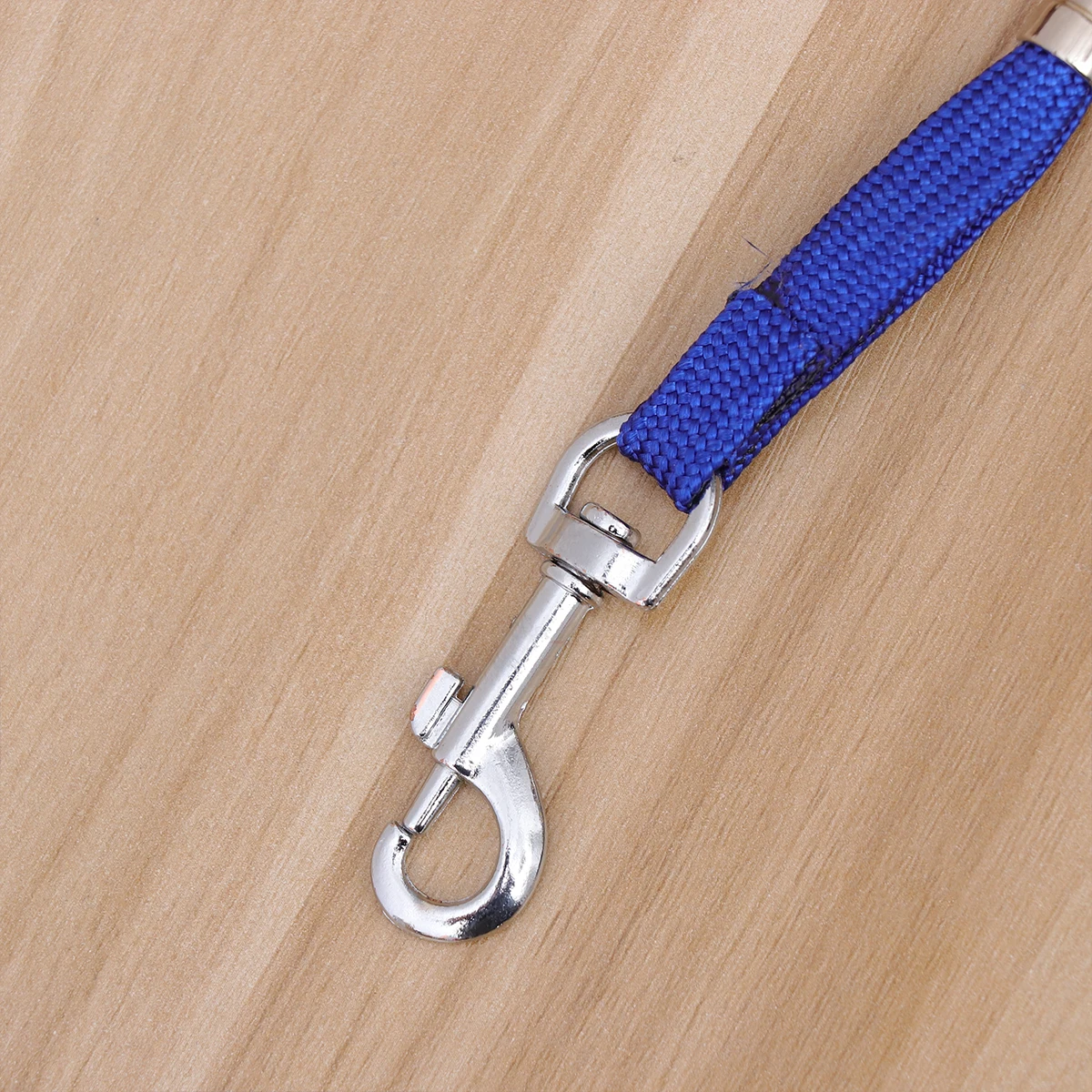 

Pet Beauty Table Hanging Rope Adjustable Sling For Dogs Quick-Release Metal Slide Snap Blue Accessory Grooming Table