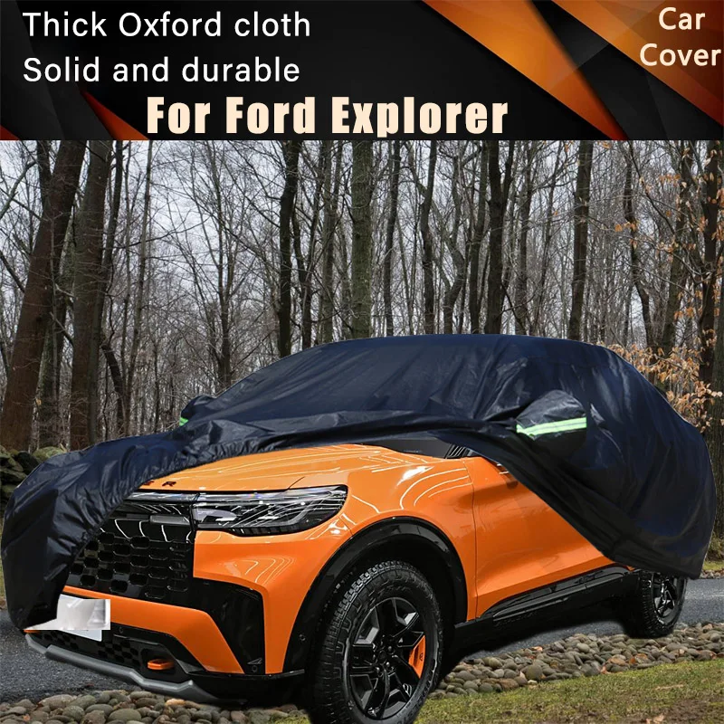 

For Ford Explorer Car Full Outer Covers Outdoor Waterproof Dustproof Sun Rain Snow Protection Exterior Car Accessories