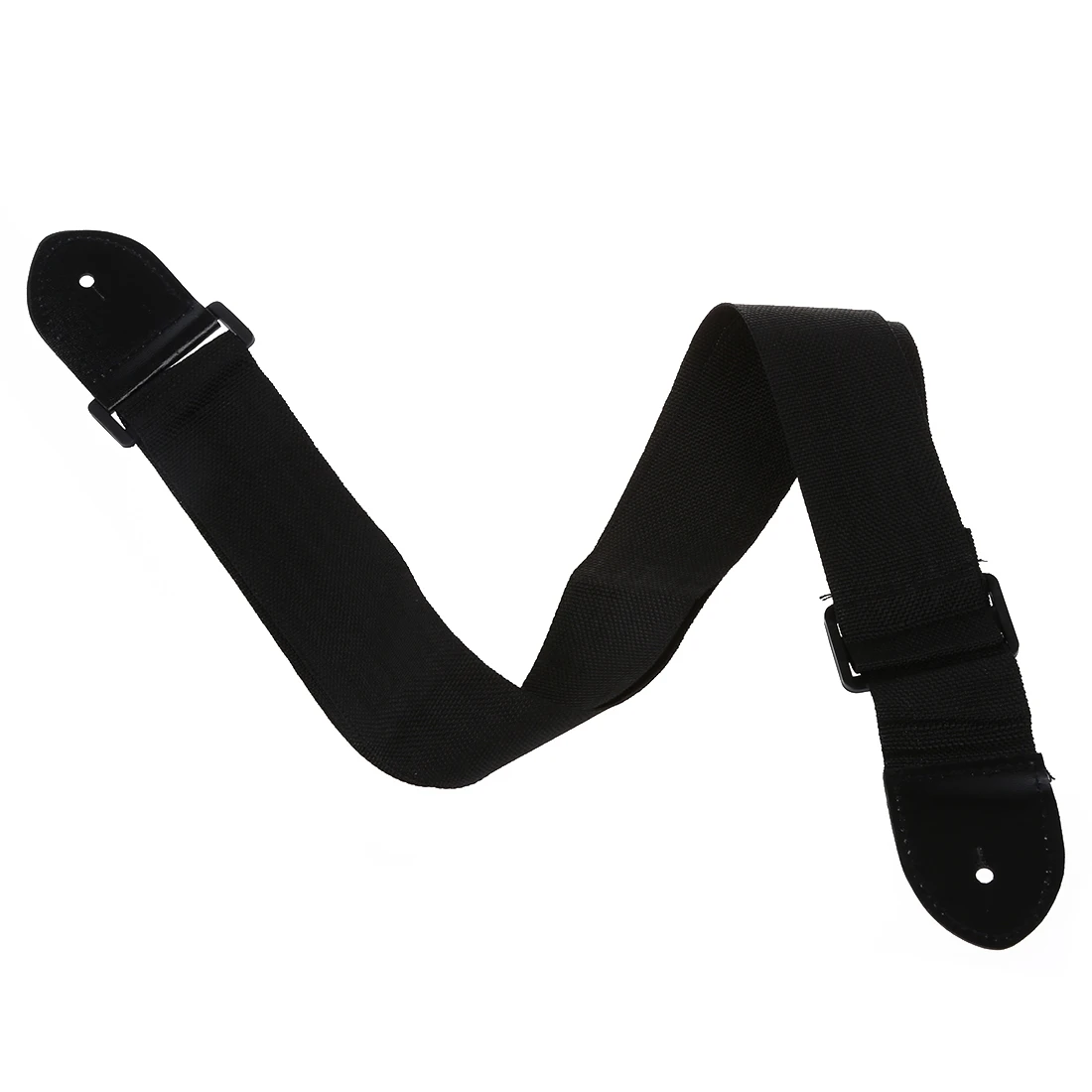 Adjustable Guitar Strap Band Acoustic Electric 132 x 6cm Black