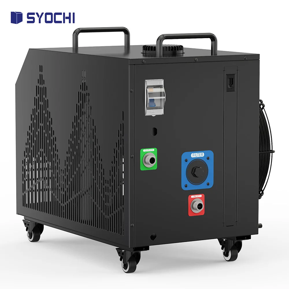 Syochi OEM Attrezzatura di raffreddamento plug-in fredda Raffreddatori raffreddati ad acqua Raffreddatori portatili per bagnetto di ghiaccio Atleti Filtri per il riciclaggio
