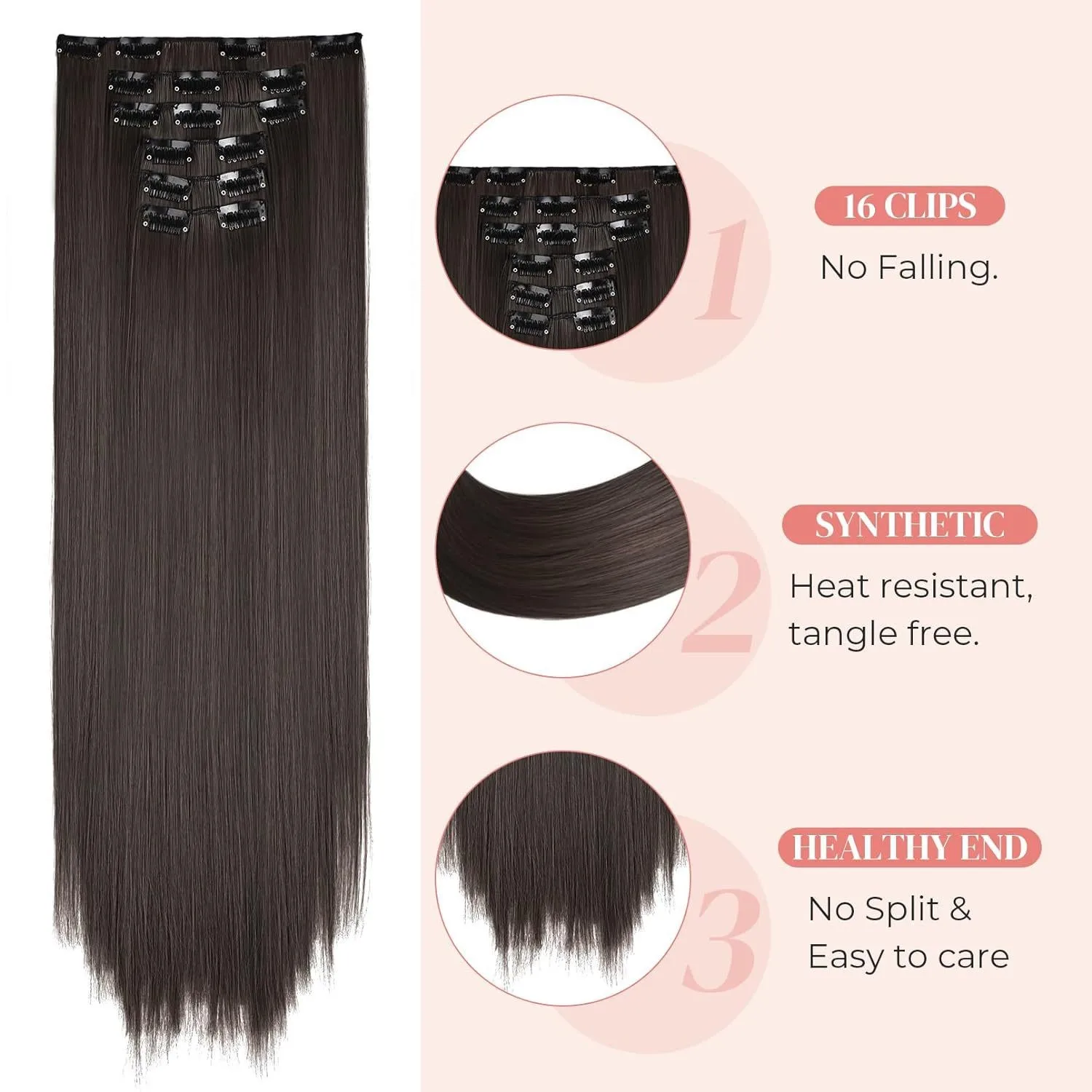 G&T Synthetic Wig Headband Wigs for Black Women Wet and Wavy Curly Glueless Heat Resistant Long Wigs for Daily Party (24inch)