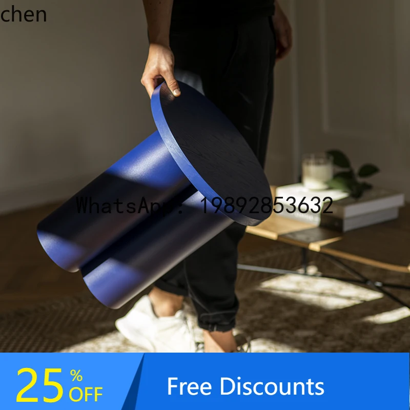 round side table living room sofa small side table bedroom Internet celebrity small coffee table