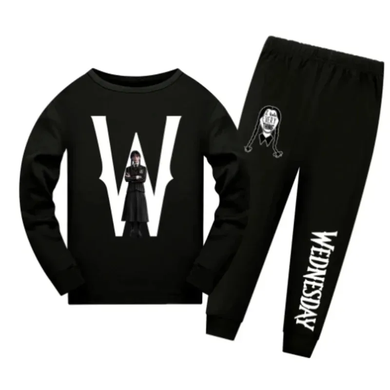 zz04zz12 วันพุธฤดูใบไม้ผลิฤดูใบไม้ร่วงเสื้อผ้าชุดเด็กชุดนอนเสื้อผ้าเด็กชุดนอนชุดเด็กทารกการ์ตูนชุดนอนชุดอยู่บ้าน