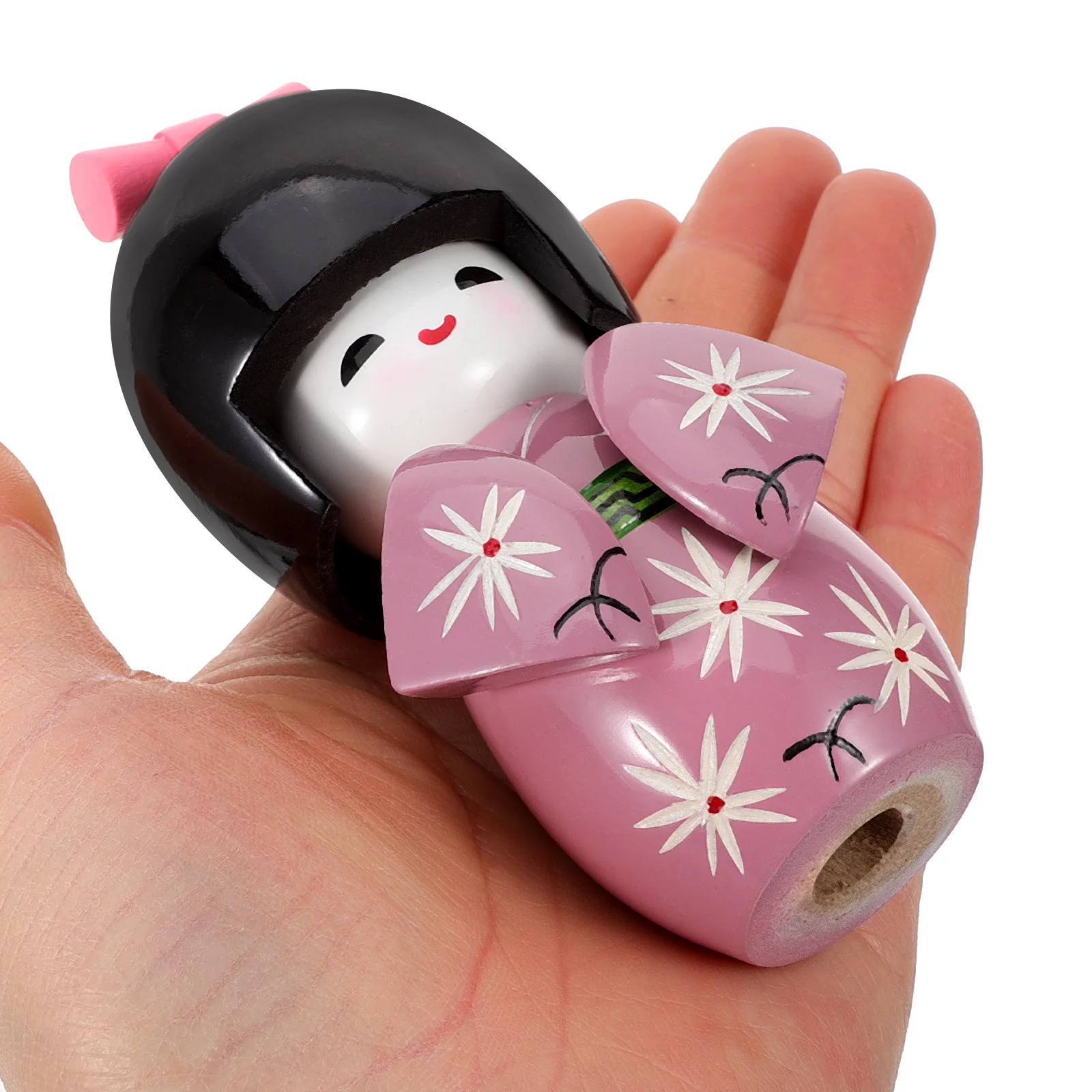 Kimono en bois de style japonais pour filles, jouets pour bébés, poupées pour bébés, ornement de bureau, 2 pièces