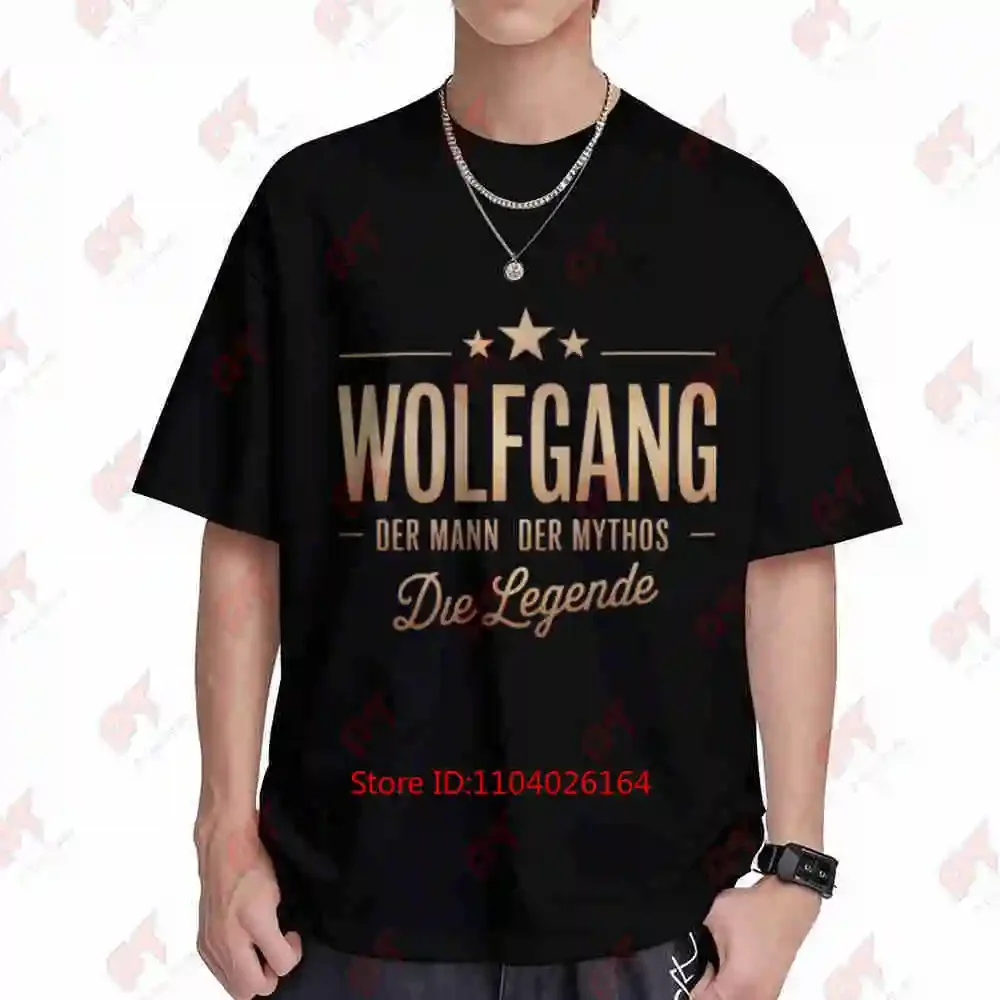 Wolfgang German Legendary Quotations Short Sleeve Tee 100% Cotton T-Shirt