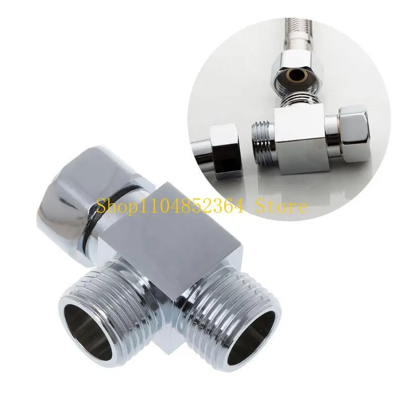 

652f латунный 3-часовой адаптер разъема "Дивертор для подгонки для труб с клапаном для адаптера Tea Tee-разъем