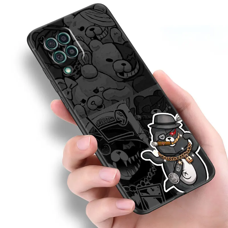 Danganronpa Cartoon Black Case For Samsung Galaxy A53 A52S A73 A12 A13 A72 A32 A33 A22 A23 5G A21S A31 A50 A51 A70 A71 Cover