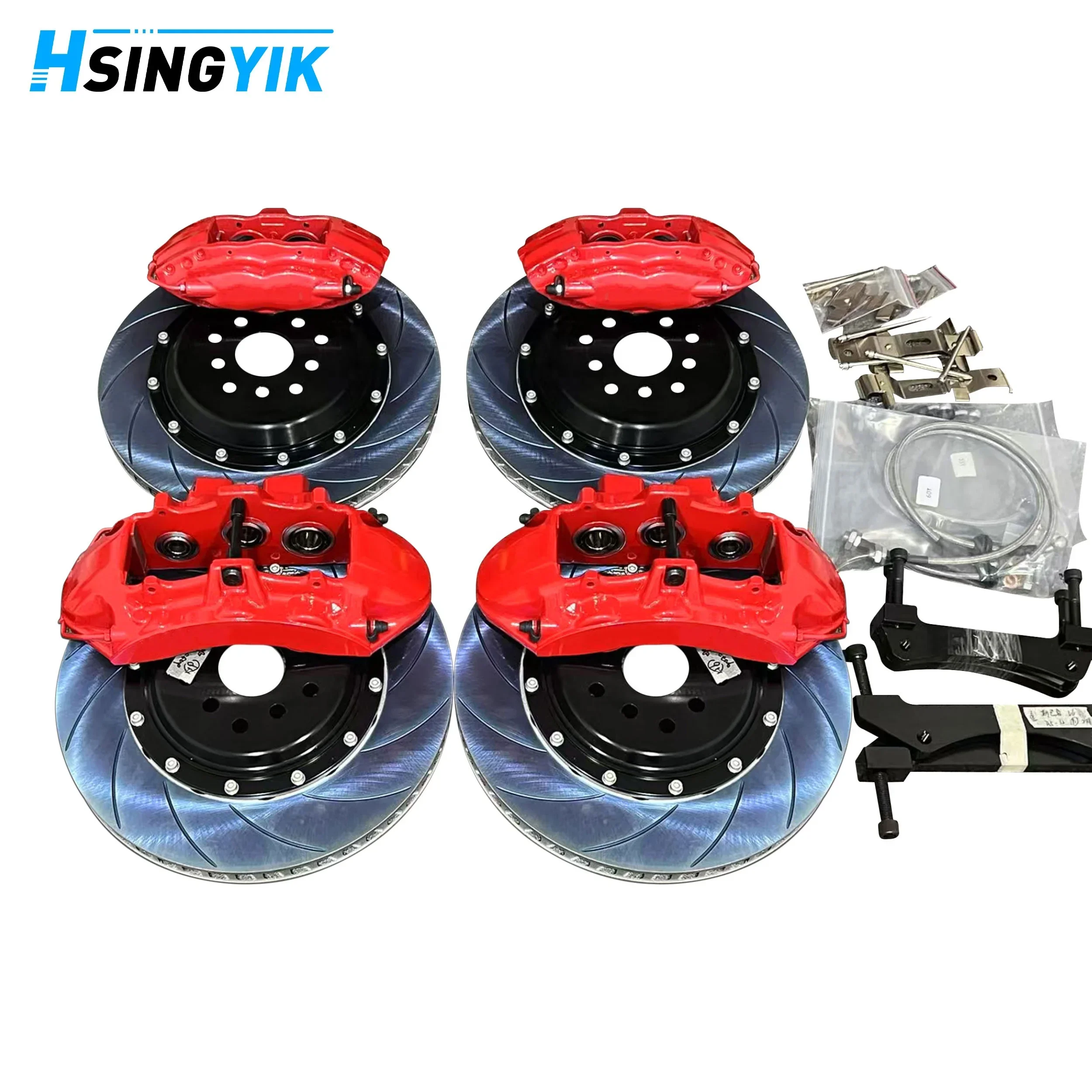 Universal Cars 6 Pot Break Disk Caliper Big Brake Kit for Subaru Impreza Brz Wrx Sti Forester GC8