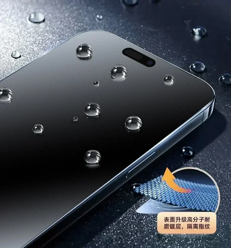 2 шт. матовое закаленное стекло с защитой от синего луча для iPhone 16 15 14 13 12 mini 11 Pro XS Max X XR 6 7 8 Plus SE матовая защитная пленка для экрана