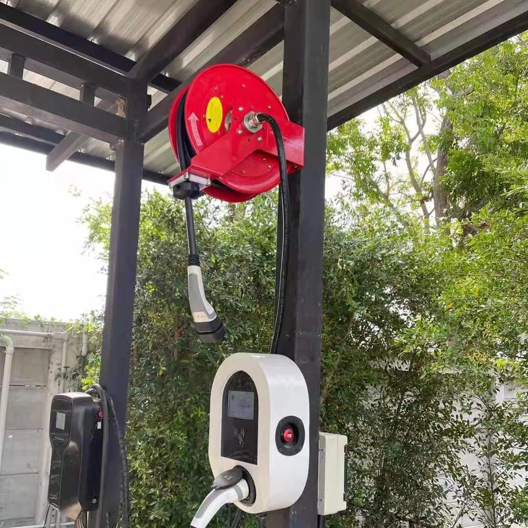 

Overhead Retractable Ev Charging Cable Reel Ceiling Mount Retractor Electrical Car Vehicle Drive Charger Reel