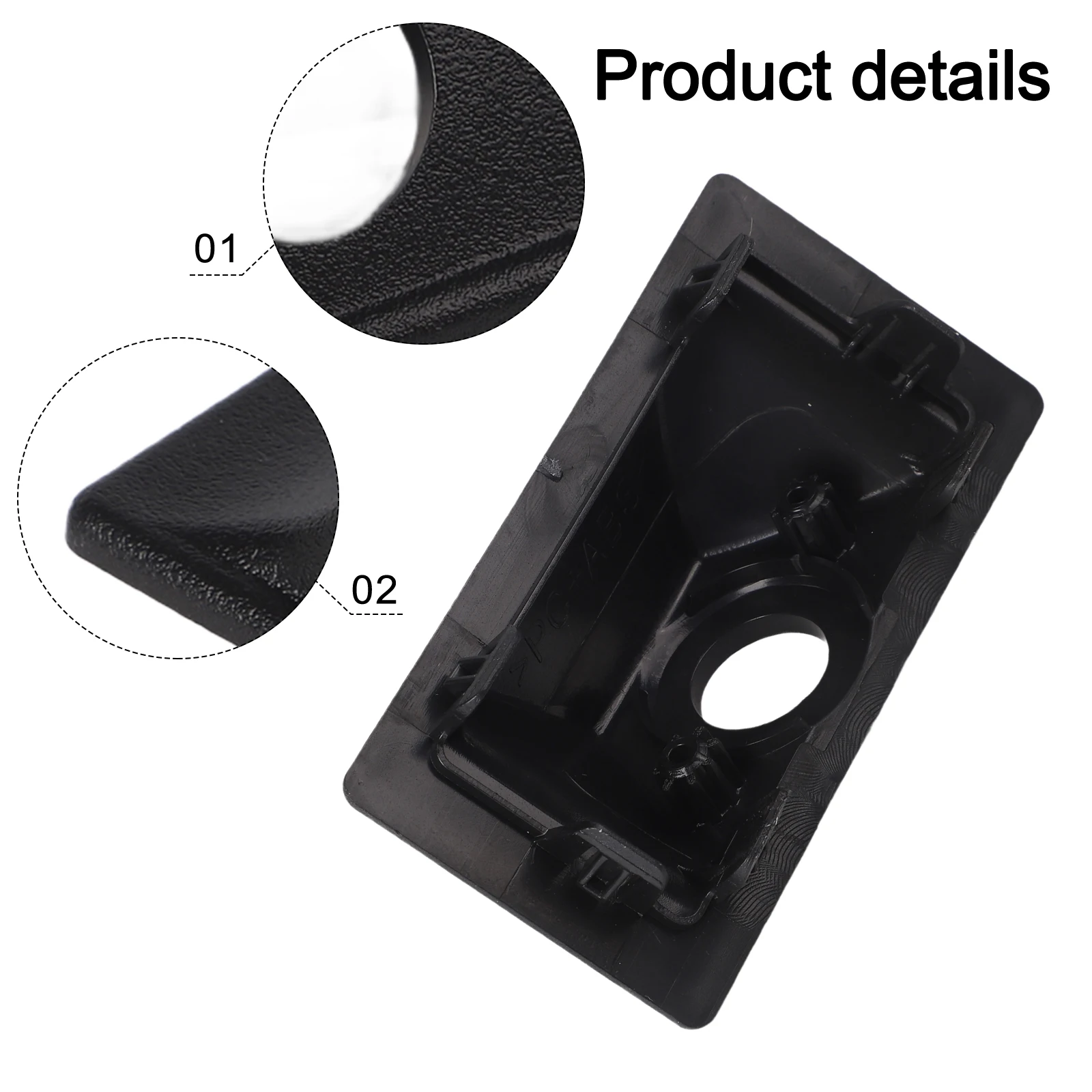 Декоративная пластина для камеры, сменная декоративная пластина, качественный пластиковый материал, прямая замена, как показано на рисунке, автомобильные аксессуары