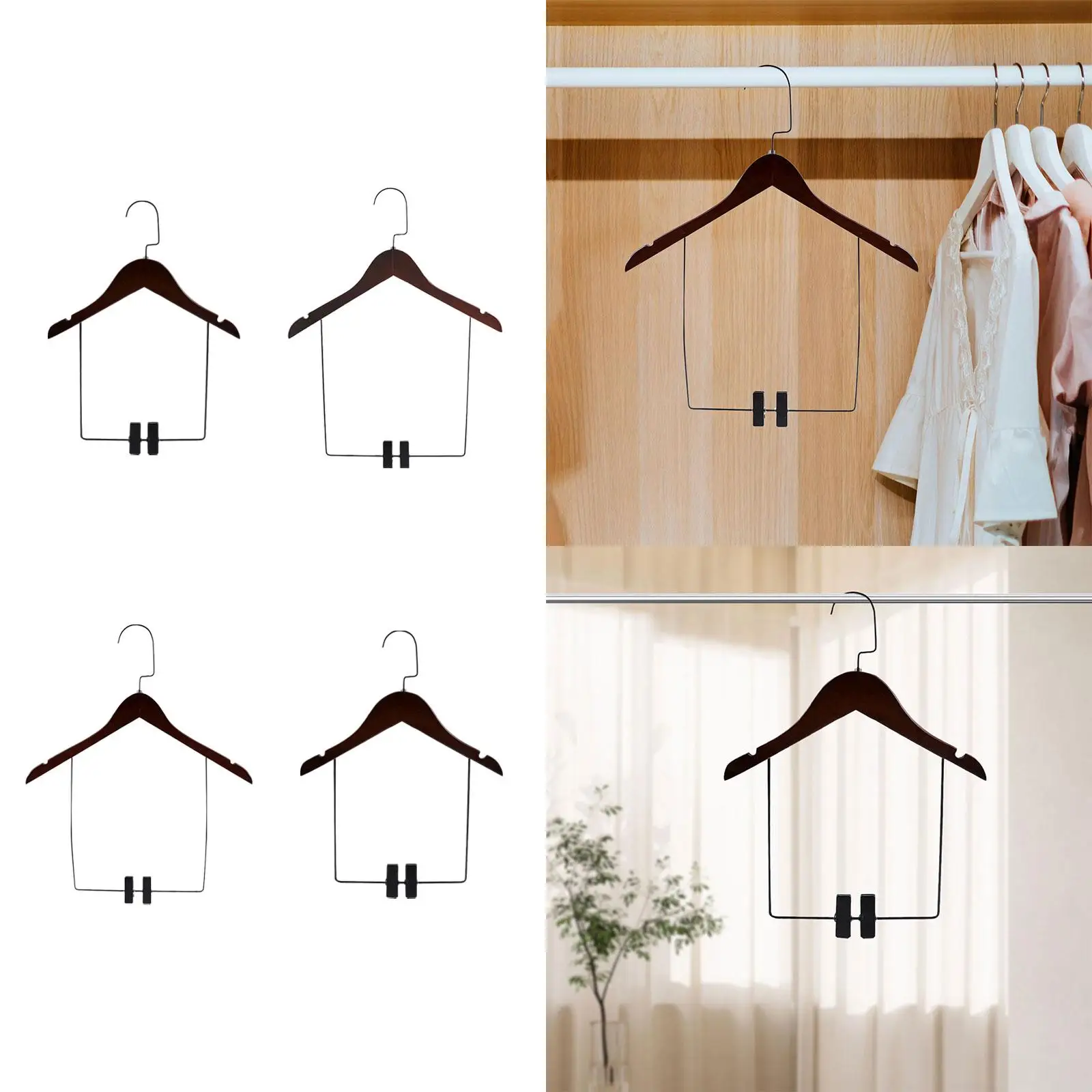 Shop Wooden Suit Hangers, Closet Organizer, Jacket Hangers, Trouser Hangers for