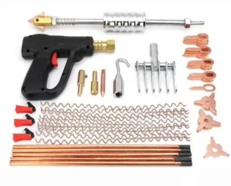 86 pcs OT pad  dent puller kit car body repair tools spot welding electrodes spotter welder gun removing spoter kit