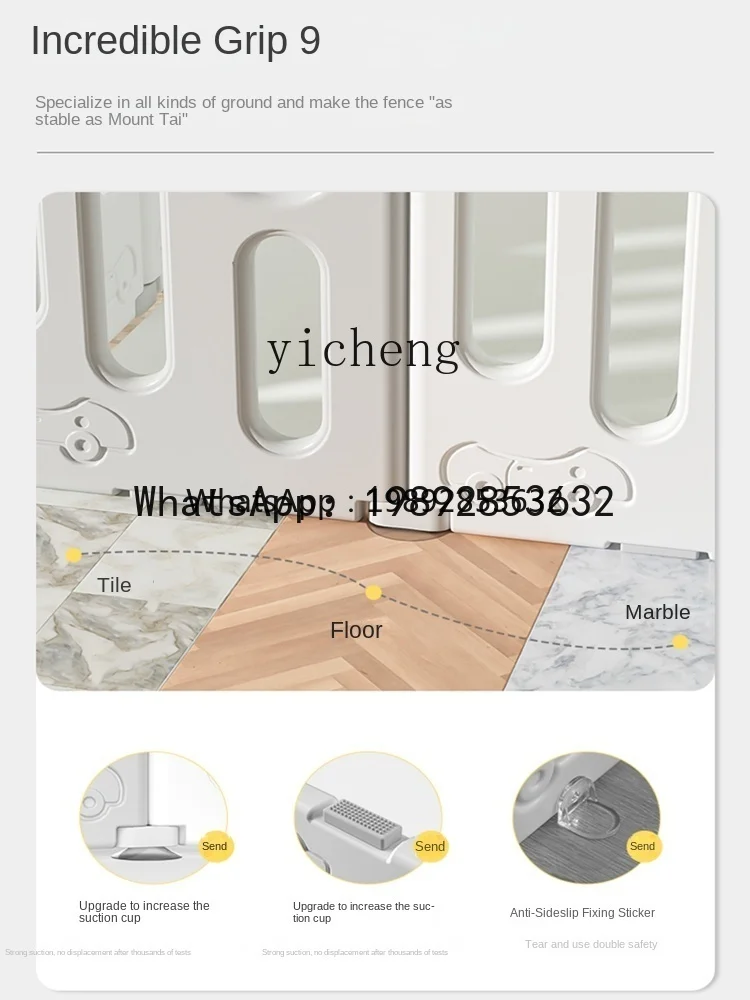 ABC سياج الطفل حصيرة للزحف لعبة الجنة للأطفال سياج السياج الأرض طفل داخلي المنزل الطفل