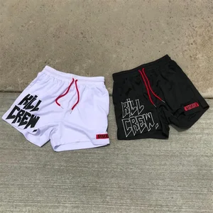 Şort mesh nefes alabilen vücut geliştirme, erkekler, Erkekler için pantolon, boks antrenmanı, çabuk kuruyan, eşofman altı, plaj sporları, spor salonu, yaz aylarında koşu 6 Büyük satış bermuda-erkek-turuncu no. 2