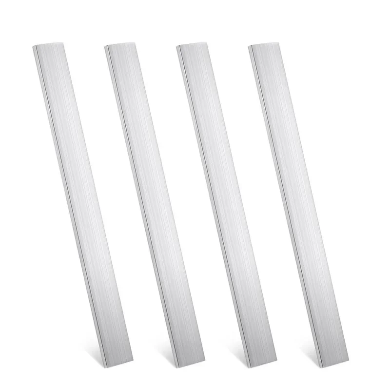 1/2 قطعة 6061 سبائك الألومنيوم الصلبان المعادن مستطيلة شريط مسطح قضيب مربع لوح فولاذي مسطح قطاع طول 250 مللي متر طول 250 مللي متر