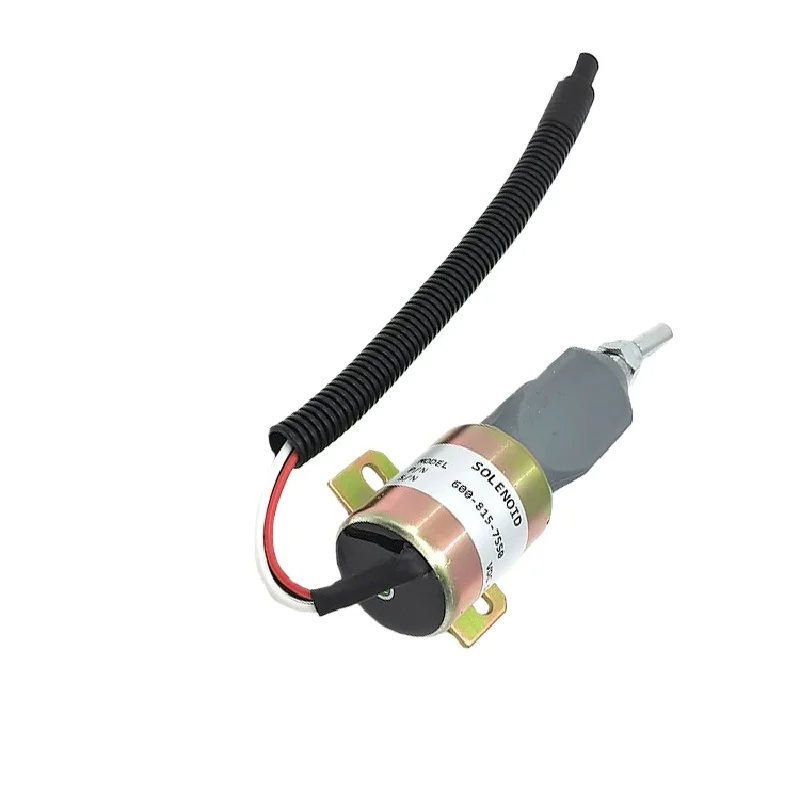 Applicable to for PC356-7 WA320-3 engine shutdown switch solenoid valve 600-815-7550 excavator accessories