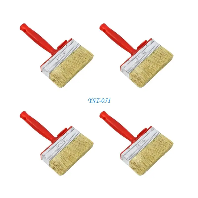 

E15A 4PCS Bristh Brishs с ржавчатыми железами для лаков и деревянных пятен