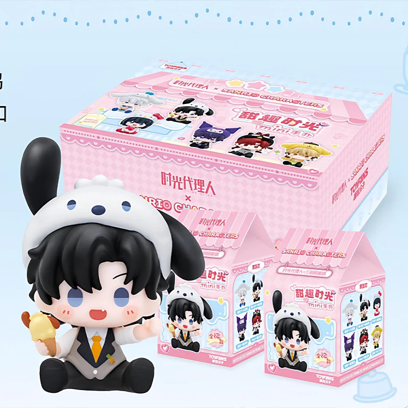 

Anime Link Click X Sanrio Figure Blind Box Toy Sweet Moments SeriesMini Cute Model Collection Ornaments Girl Boy Birthday Gifts